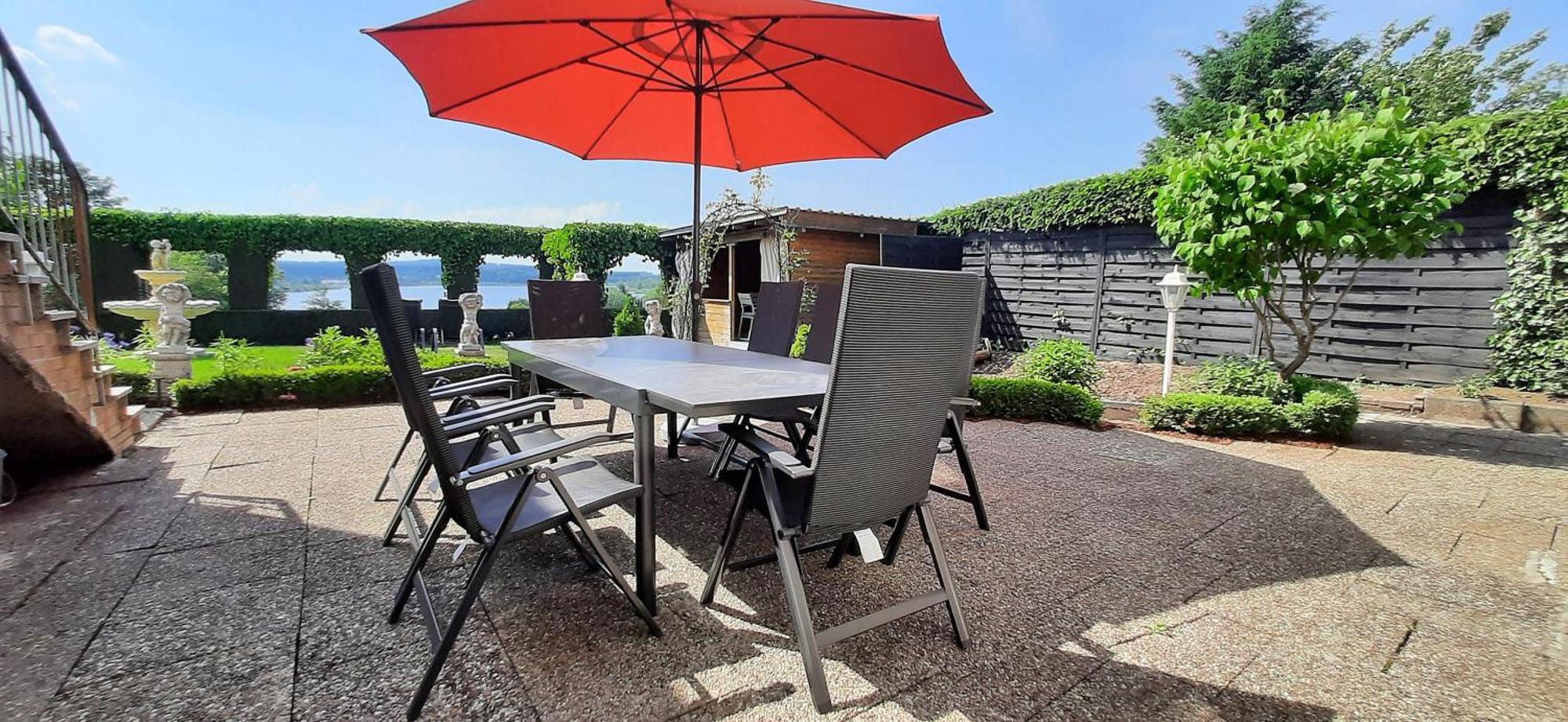 Ferienhaus Am Seeblick Garten, Grill, Billard, Dart, Bike, Sauna Ww-Seeblick Driedorf Ngoại thất bức ảnh